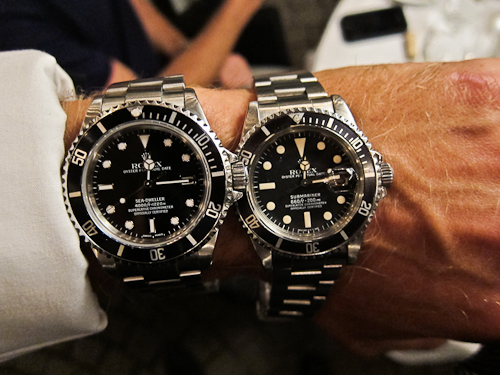 rolex submariner v sea dweller