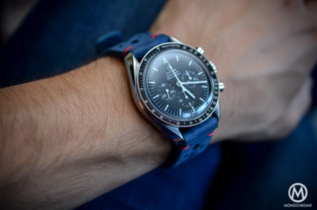 omega watch with moon