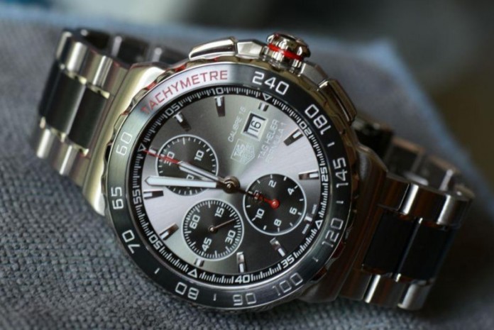 tag formula 1 leather strap